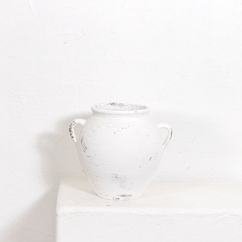 White Olive Jar